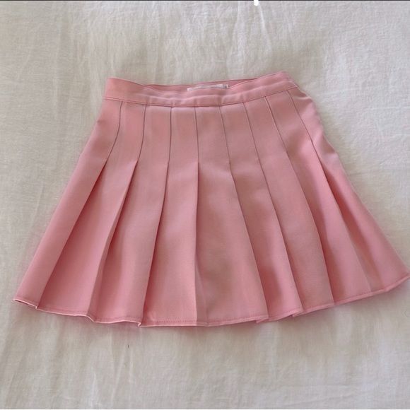 Falda Plisada Mini Rosa