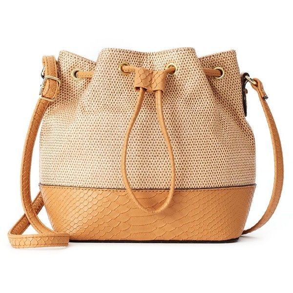 Bolso Bucket Camel